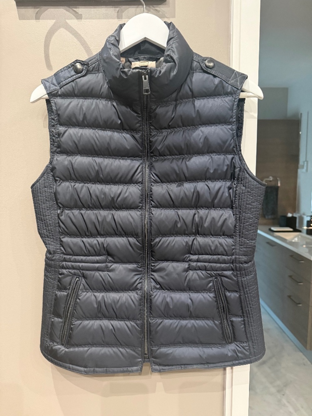 Burberry Brit Cranstead Vest - Navy Blue - Size Medium